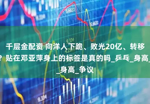 千层金配资 向洋人下跪、败光20亿、转移国籍？贴在邓亚萍身上的标签是真的吗_乒乓_身高_争议