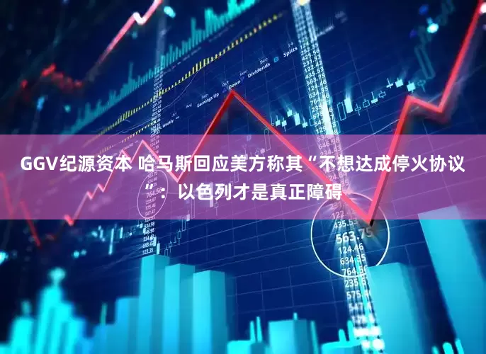 GGV纪源资本 哈马斯回应美方称其“不想达成停火协议”：以色列才是真正障碍