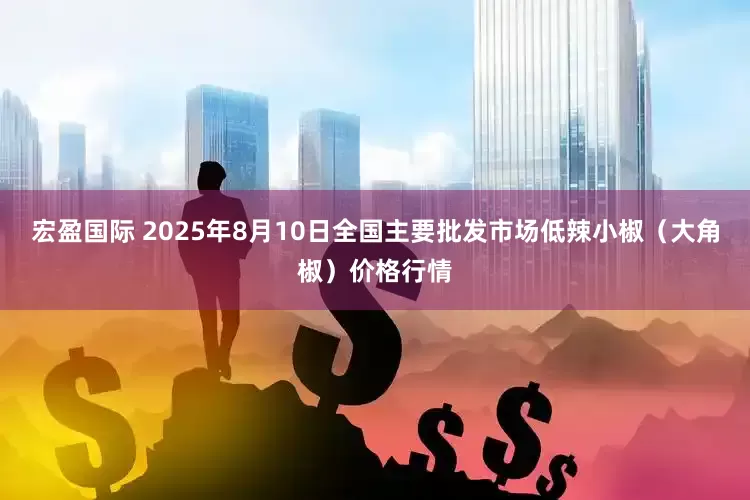 宏盈国际 2025年8月10日全国主要批发市场低辣小椒（大角椒）价格行情