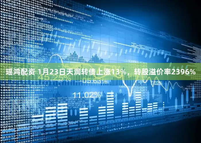 瑶鸿配资 1月23日天润转债上涨13%，转股溢价率2396%