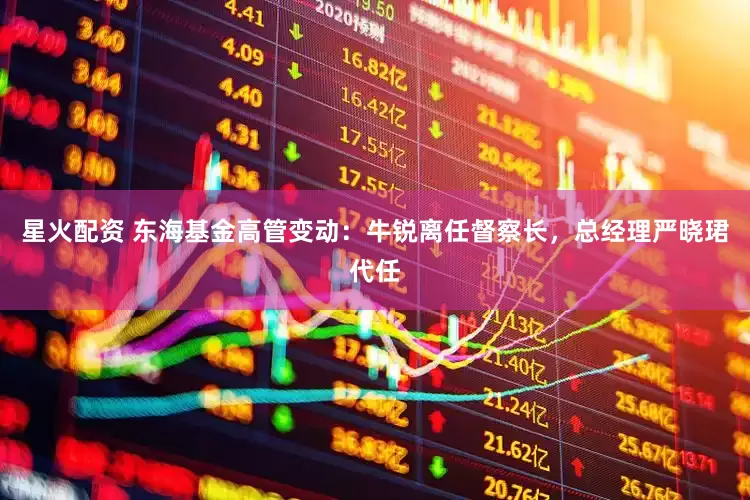 星火配资 东海基金高管变动：牛锐离任督察长，总经理严晓珺代任